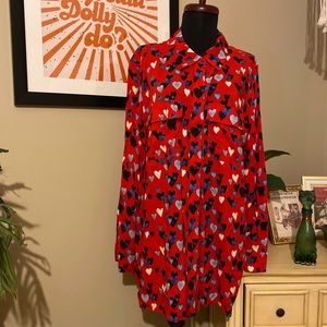 BNWT Talbots Heart Long Sleeve sz 2xl